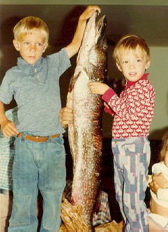 Dan Morin and his cousin Philippe