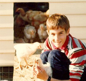 Dan Morin with his firsr business