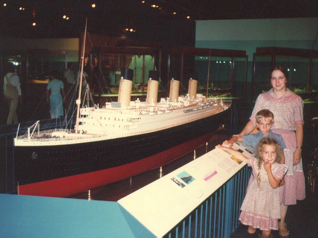 Dan Morin with his mom visiting a museum in Ottawa